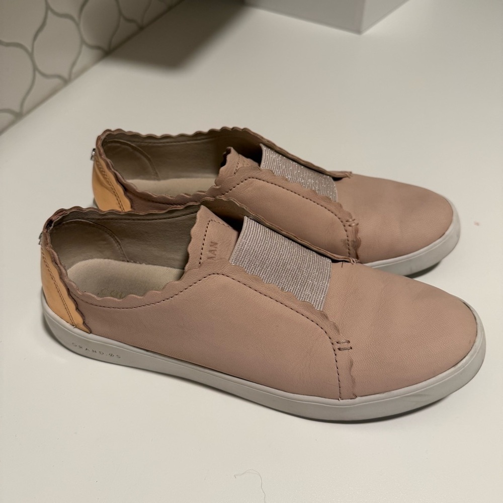 Cole Haan Pink Slip-On Scallop Edge Loafer 8.5